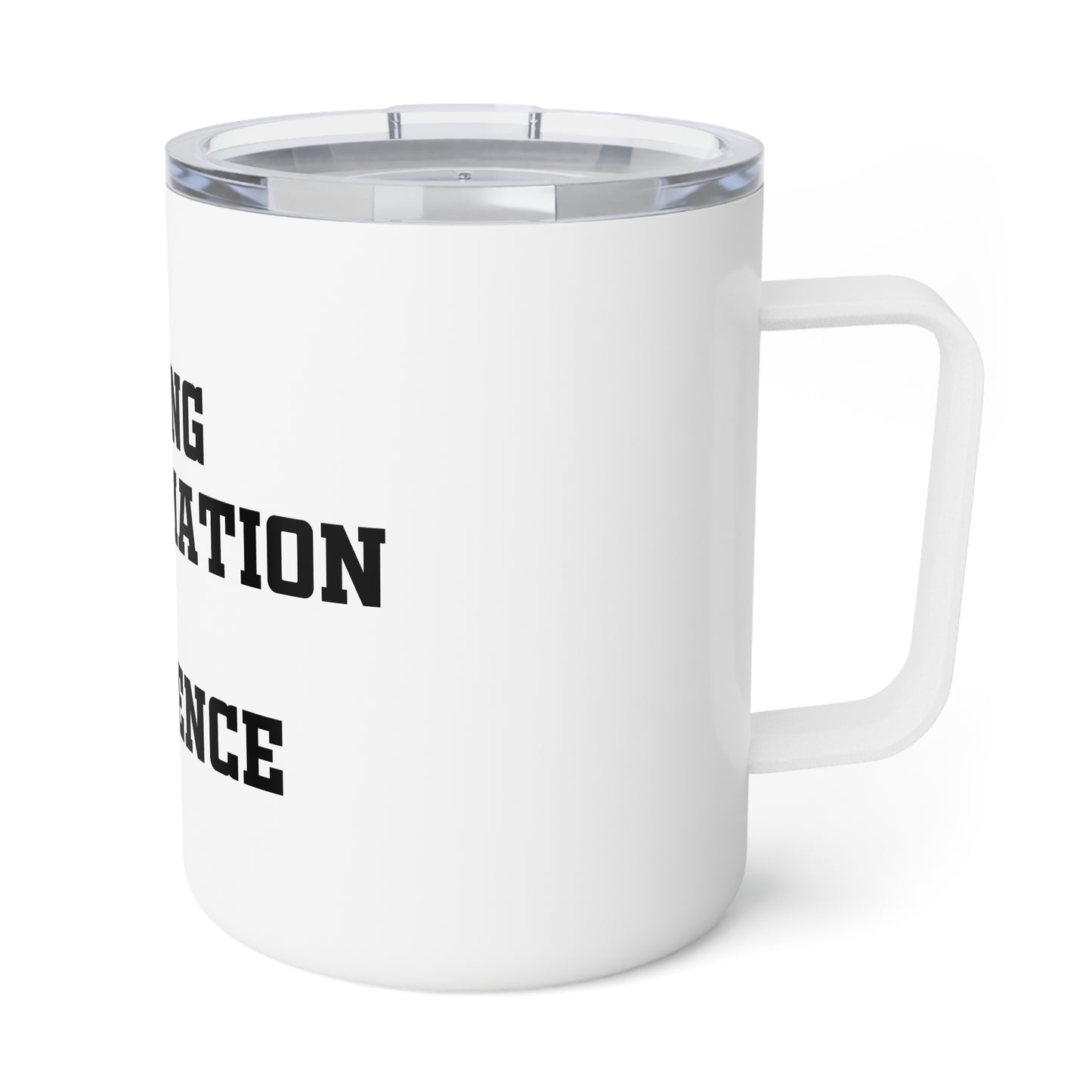 L.I.F.E. Learning Information From Experience) Insulated Coffee Mug, Perfect for Gifting, Travel Mug, Motivational Drinkware, Teachers Gift, Personal Development