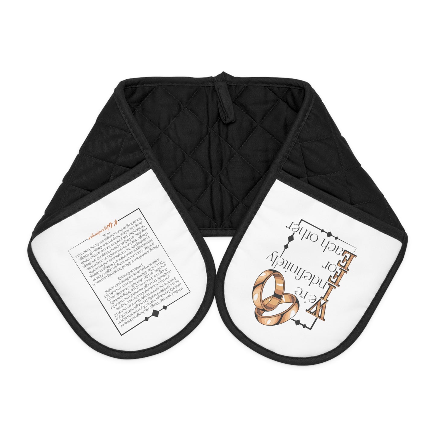 Premium W.I.F.E. Oven Mitts w/poem