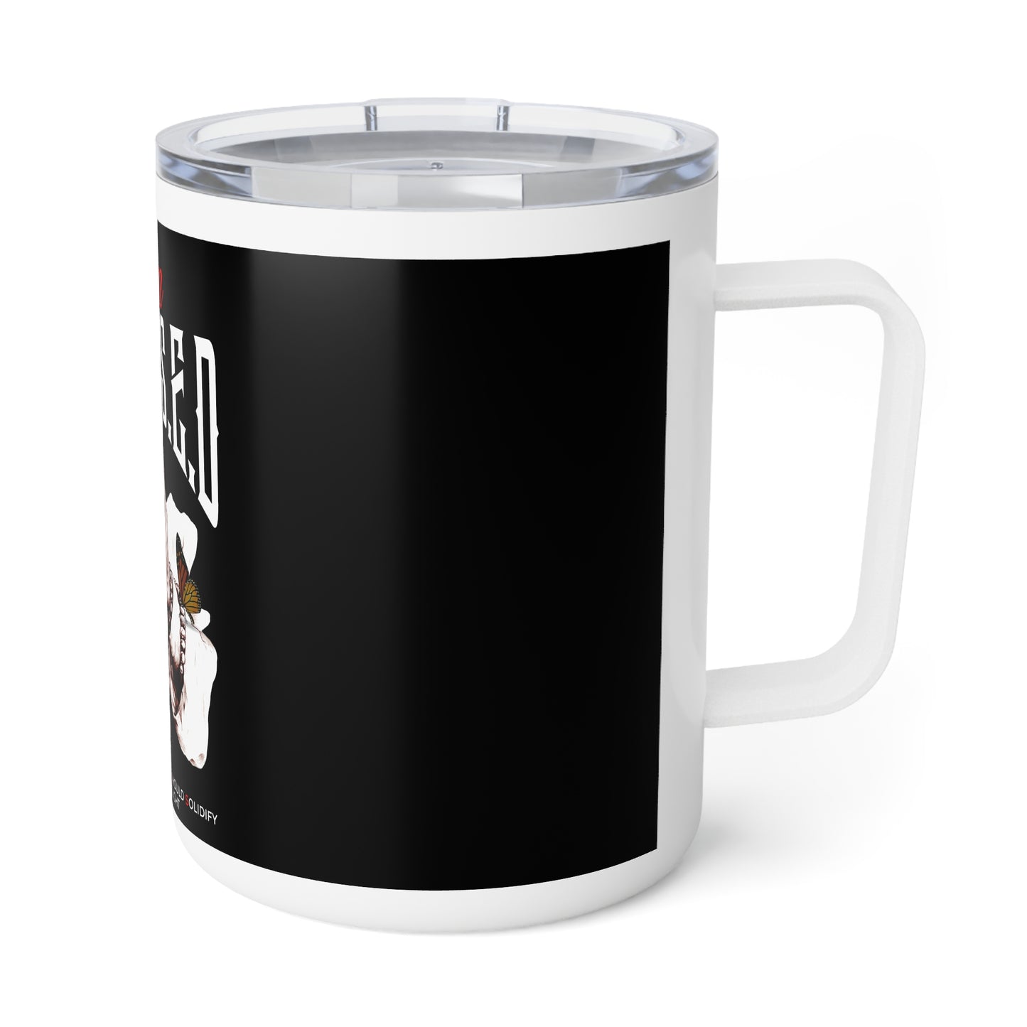 B.L.E.S.S.E.D. (Because Life Experiences Should Signify Enjoyment & Delight) Insulated Coffee Mug | 10oz Prayer Mug, Gift for Friends, Spiritual Drinkware, Inspirational Coffee Cup, Daily Motivation