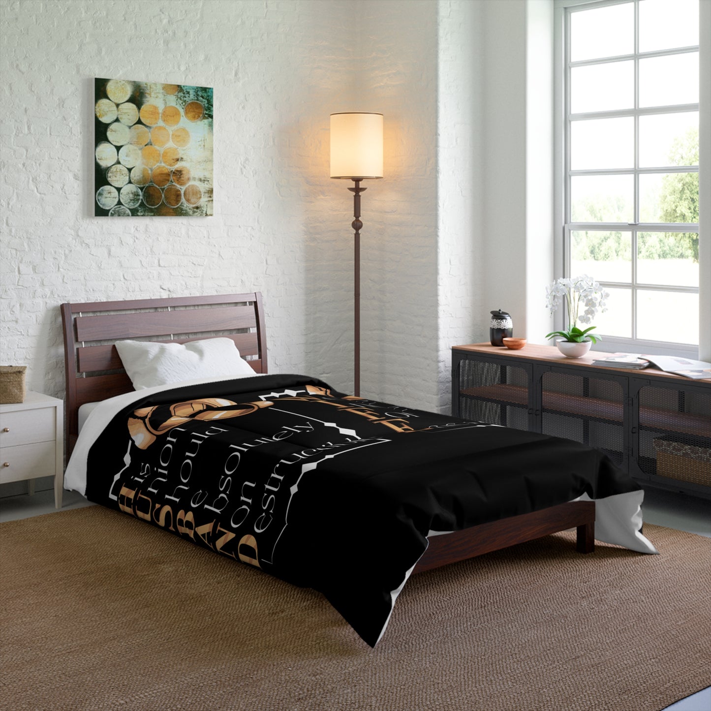 H.U.S.B.A.N.D. W.I.F.E. Romantic Union Comforter - Couples Bedding for Anniversaries, Weddings, Engagements, Home Decor, Gift for Spouses