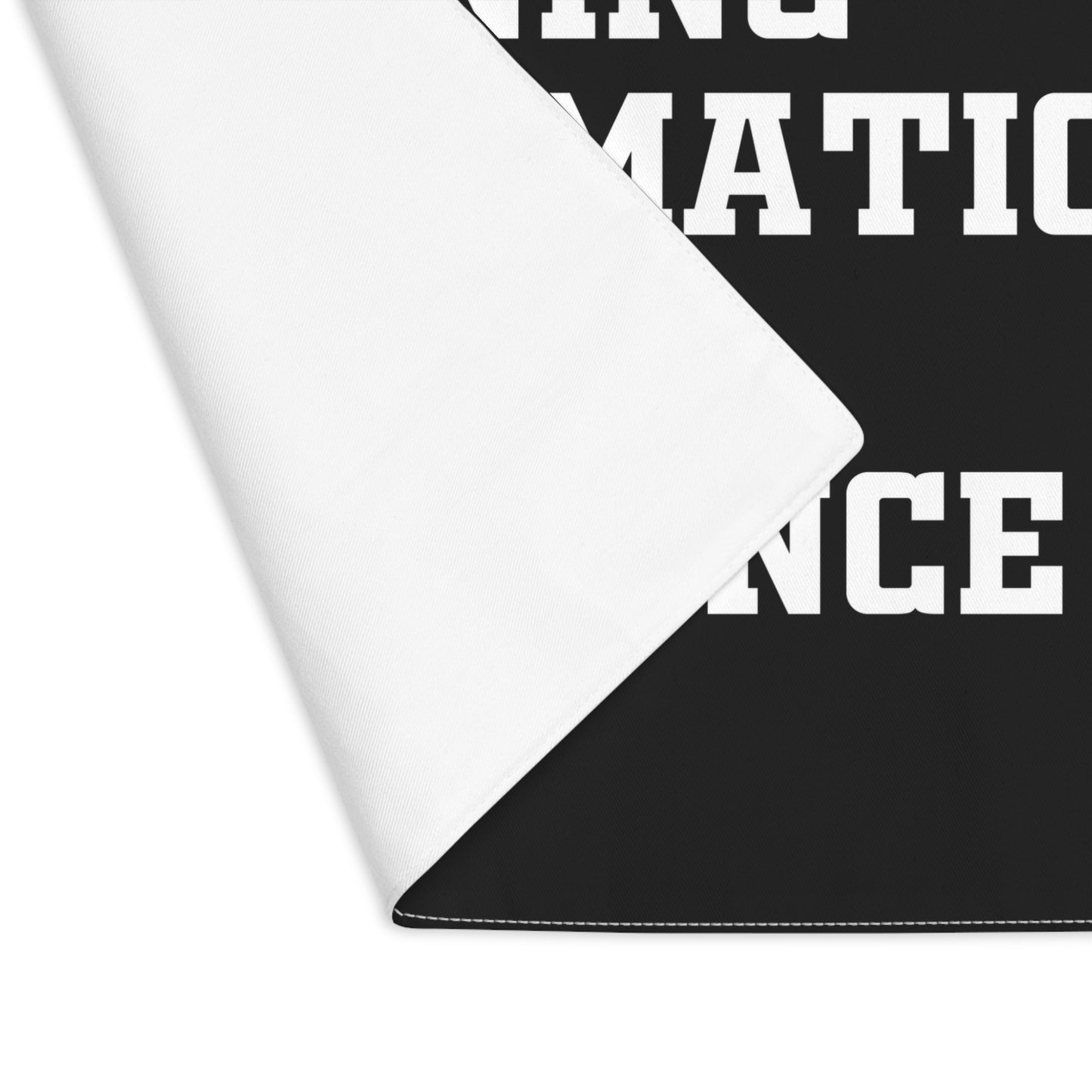Placemat — "LIFE: Learning Information From Experience" Inspirational Kitchen Mat