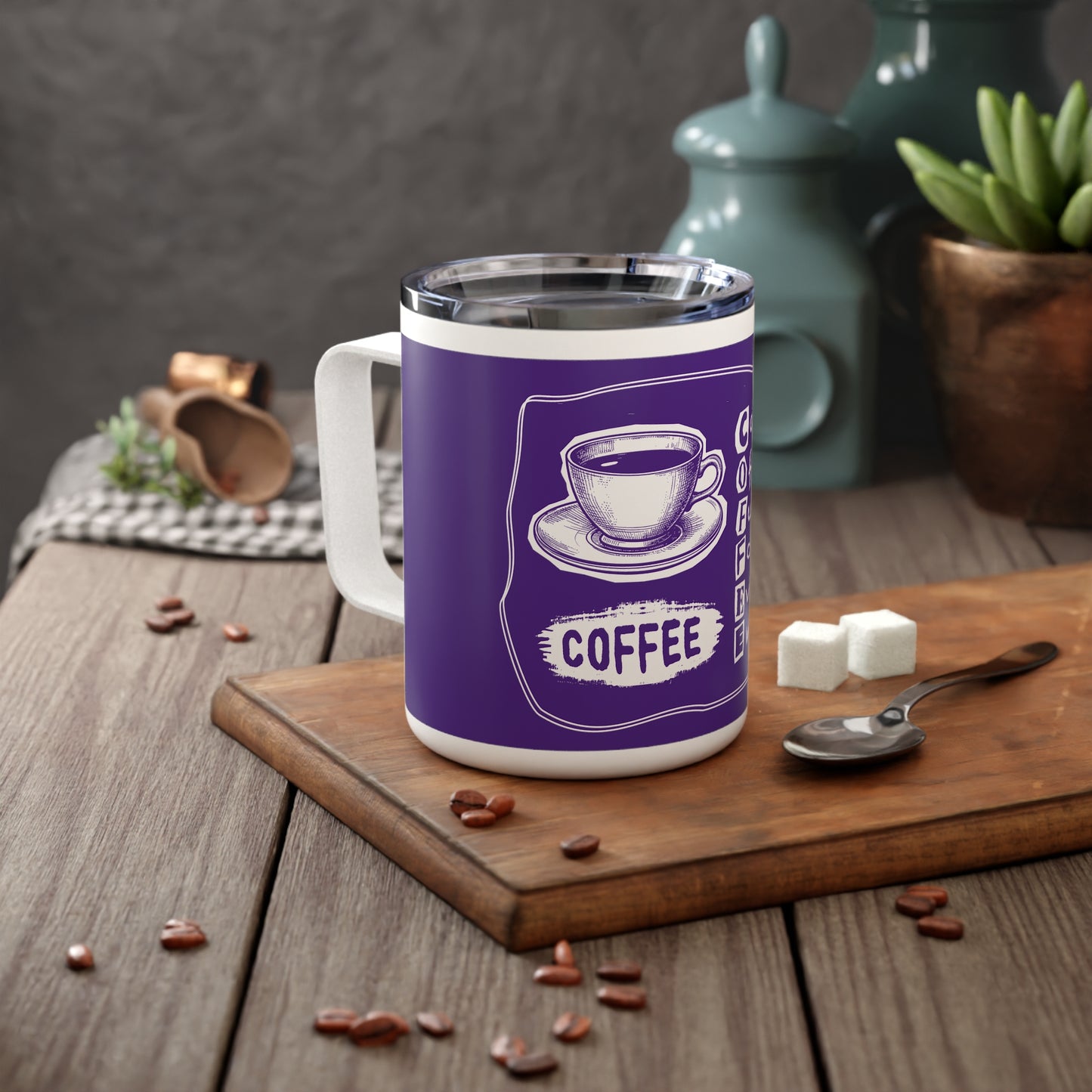 C.O.F.F.E.E. (Caffeine Offers Fuel For Everyday Energy) Caffeine Lover's Insulated Coffee Mug