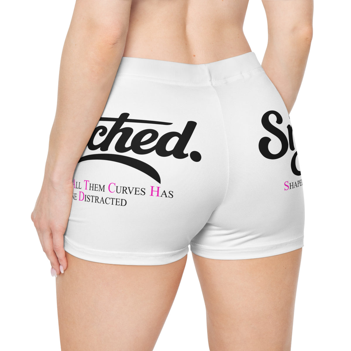 Snatched Women's Shorts - Funny Slogan AOP Fitness & Lounge Bottoms
