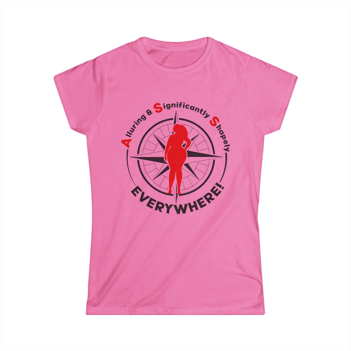 Alluring Significantly Shapely Women's Softstyle Tee - Perfect for Everyday Wear!