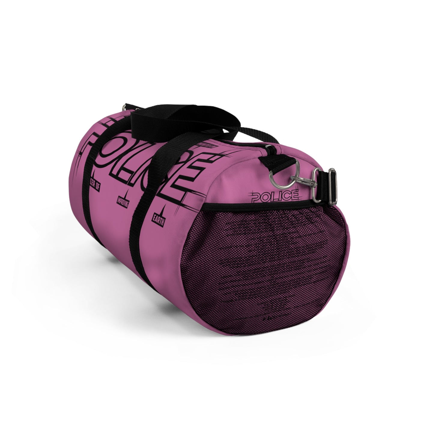 P.O.L.I.C.E. Duffel Bag with poem - Gym, Travel, Sports, Weekend Getaway, Back to School