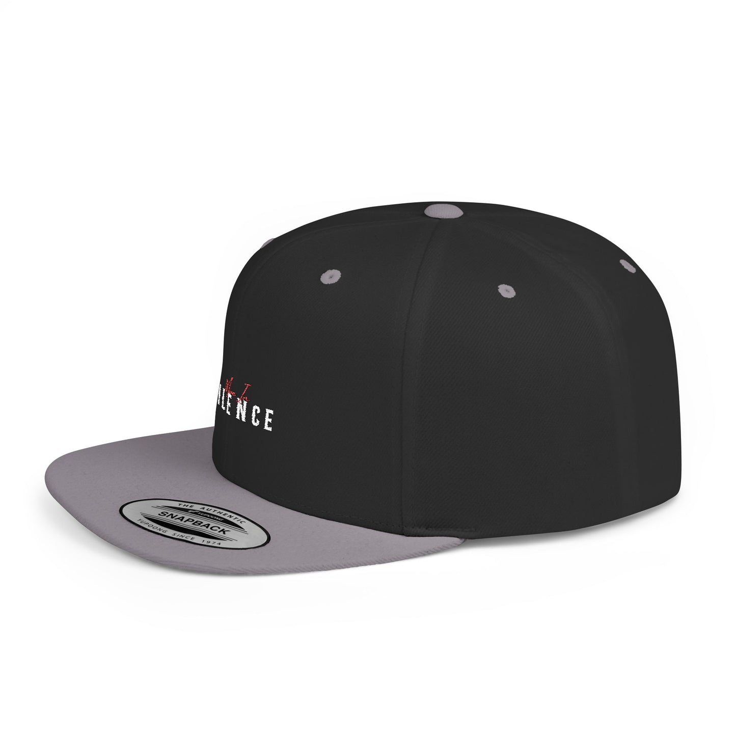Move In S.I.L.E.N.C.E. Sleek Flat Bill Snapback Hat, Cool Urban Hat, Trendy Cap, Street Style Accessory, Gift for Him/Her, Casual Fashion Must-Have