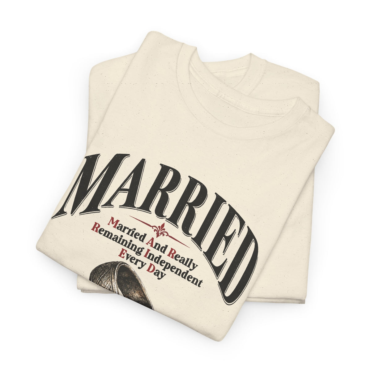 Married But Single T-Shirt — Funny Wedding Ring Humor Tee