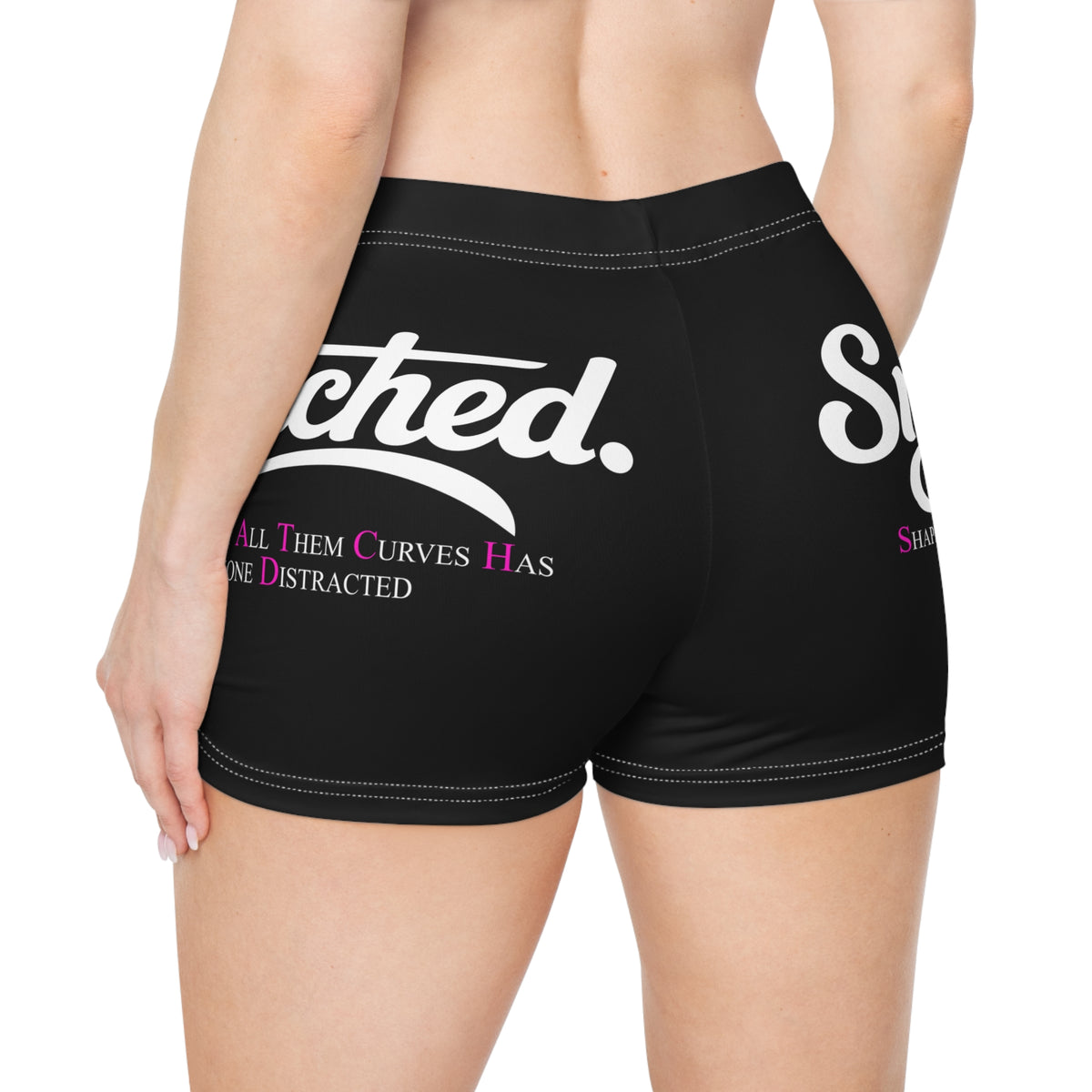 Snatched Women's Shorts — Funny Curvy Body Positive Lounge Shorts