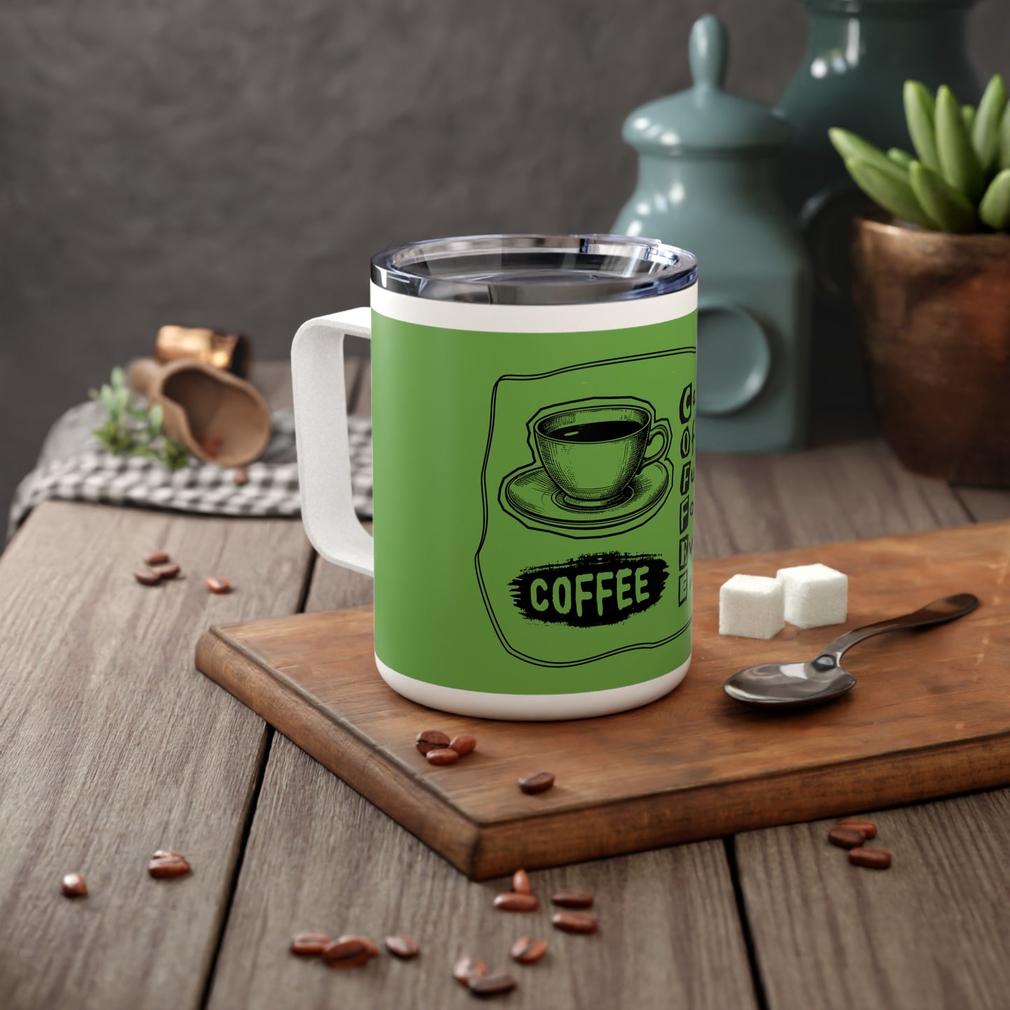 C.O.F.F.E.E. (Caffeine Offers Fuel For Everday Energy) Caffeine Boost Insulated Coffee Mug | Perfect for Coffee Lovers