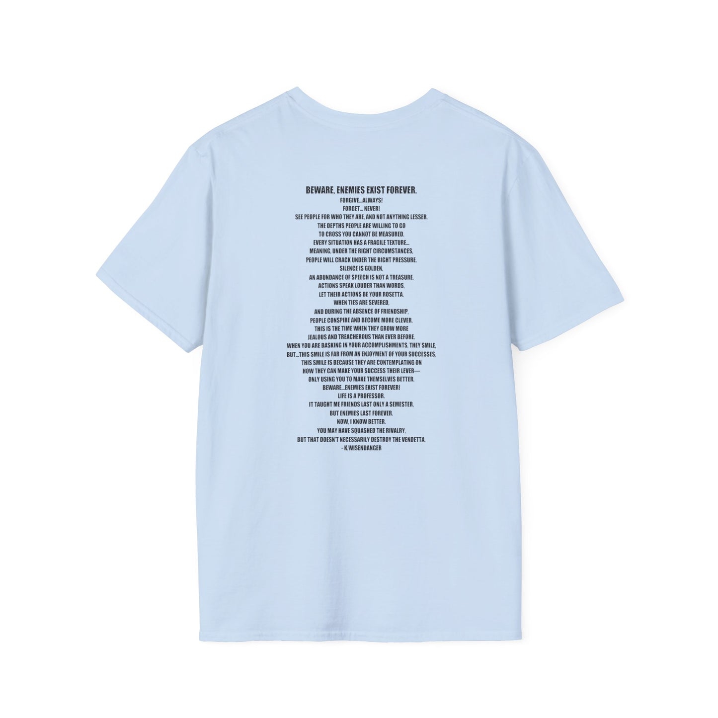B.E.E.F. Unisex Softstyle T-Shirt - Basically Enemies Exist Forever Statement Tee