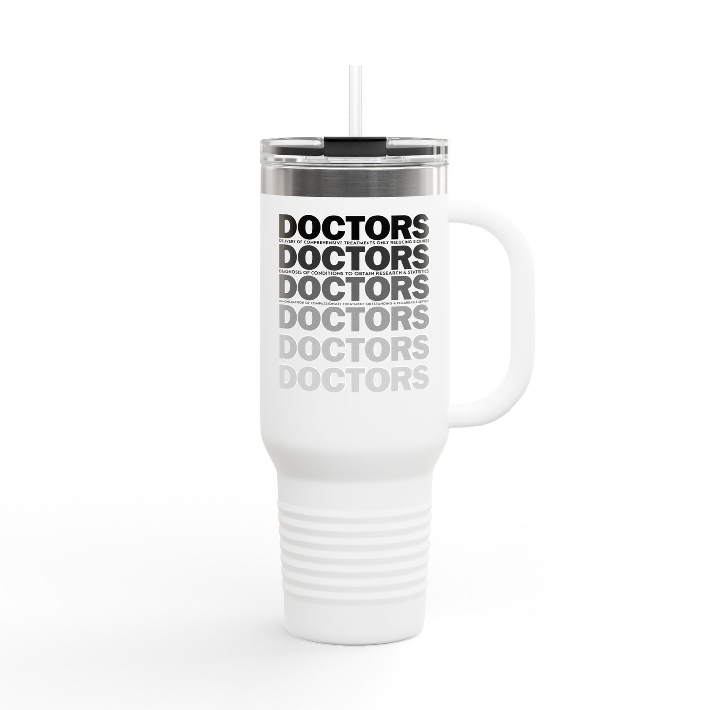 D.O.C.T.O.R.S. Doctors Insulated Travel Mug, 40oz – Perfect for Medical Professionals, Coffee Lovers, Gifts for Graduations, Doctor Appreciation