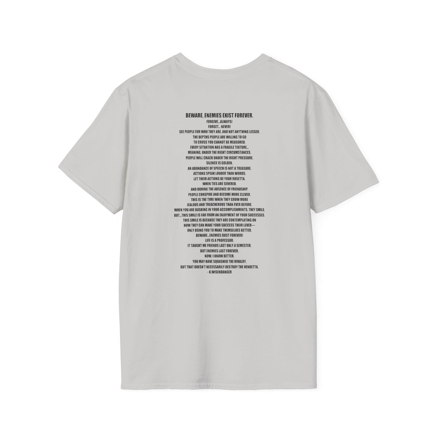 B.E.E.F. Unisex Softstyle T-Shirt - Basically Enemies Exist Forever Statement Tee