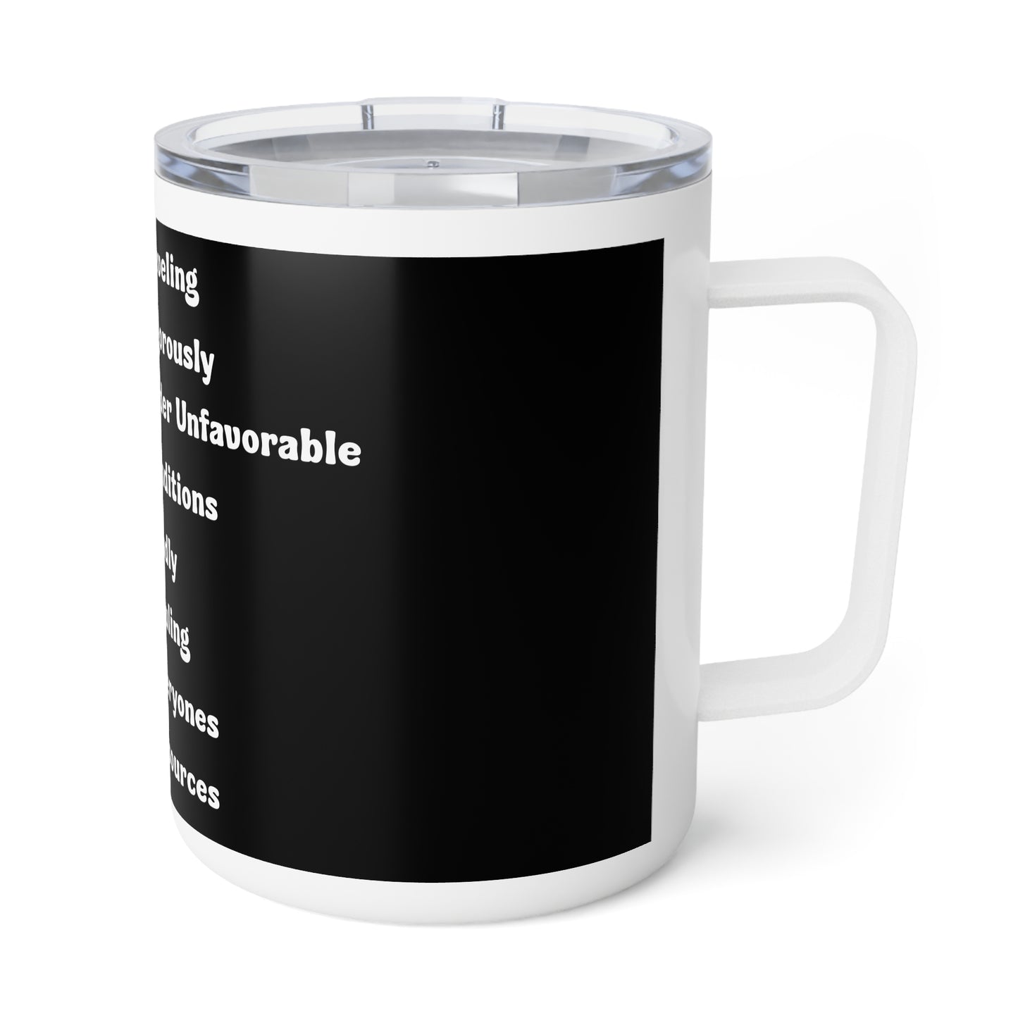 TruckHer Insulated Coffee Mug, 10oz - Perfect Gift for Female Truck Drivers, Unique Coffee Cup, Durable Insulated Drinkware