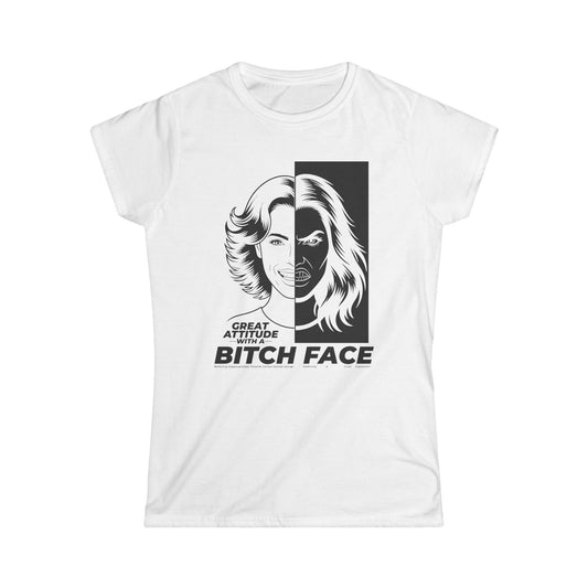Great Attitude B.I.T.C.H. Face - Graphic Shirt