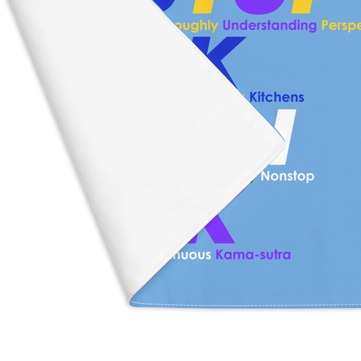 Placemat — I...SHUTUP COOK CLEAN FUCK Humorous Kitchen Quote Placemat