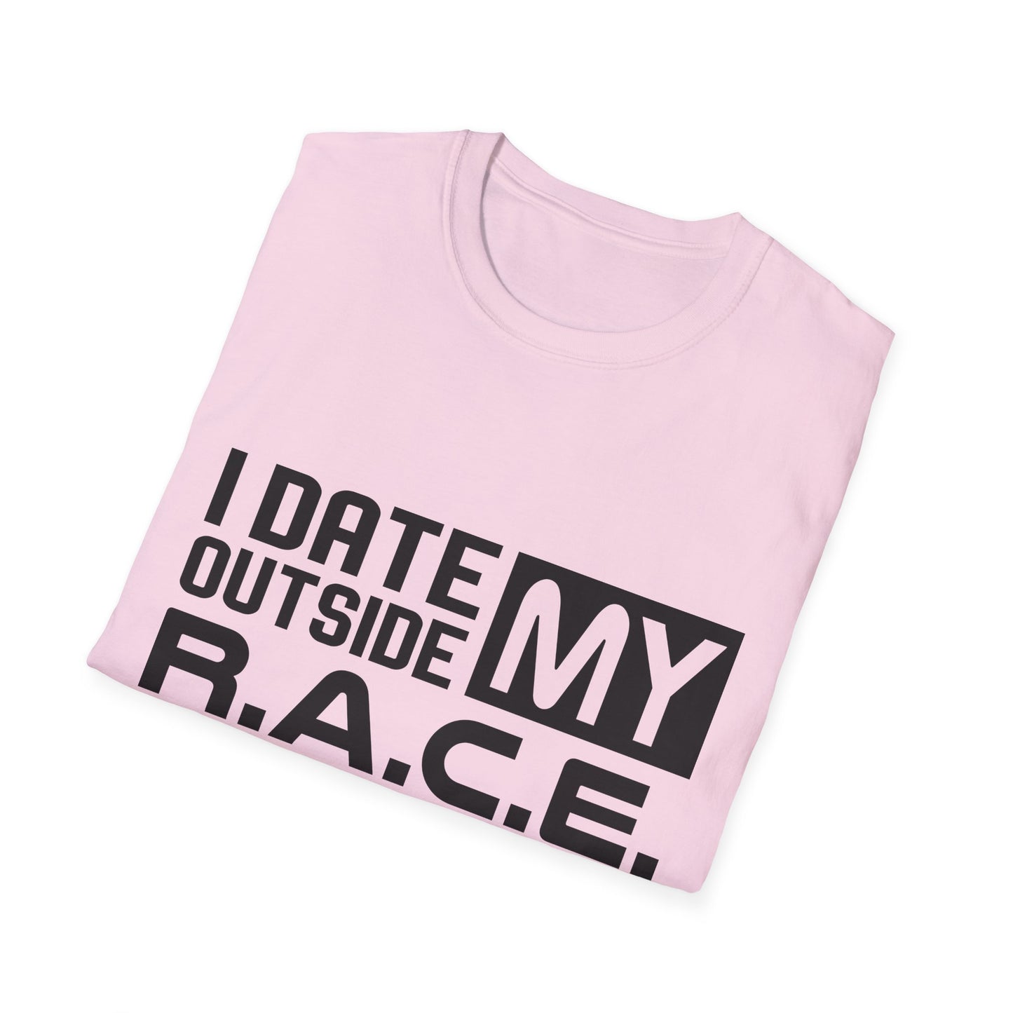 R.A.C.E. Unisex Softstyle T-Shirt Interracial For Couples