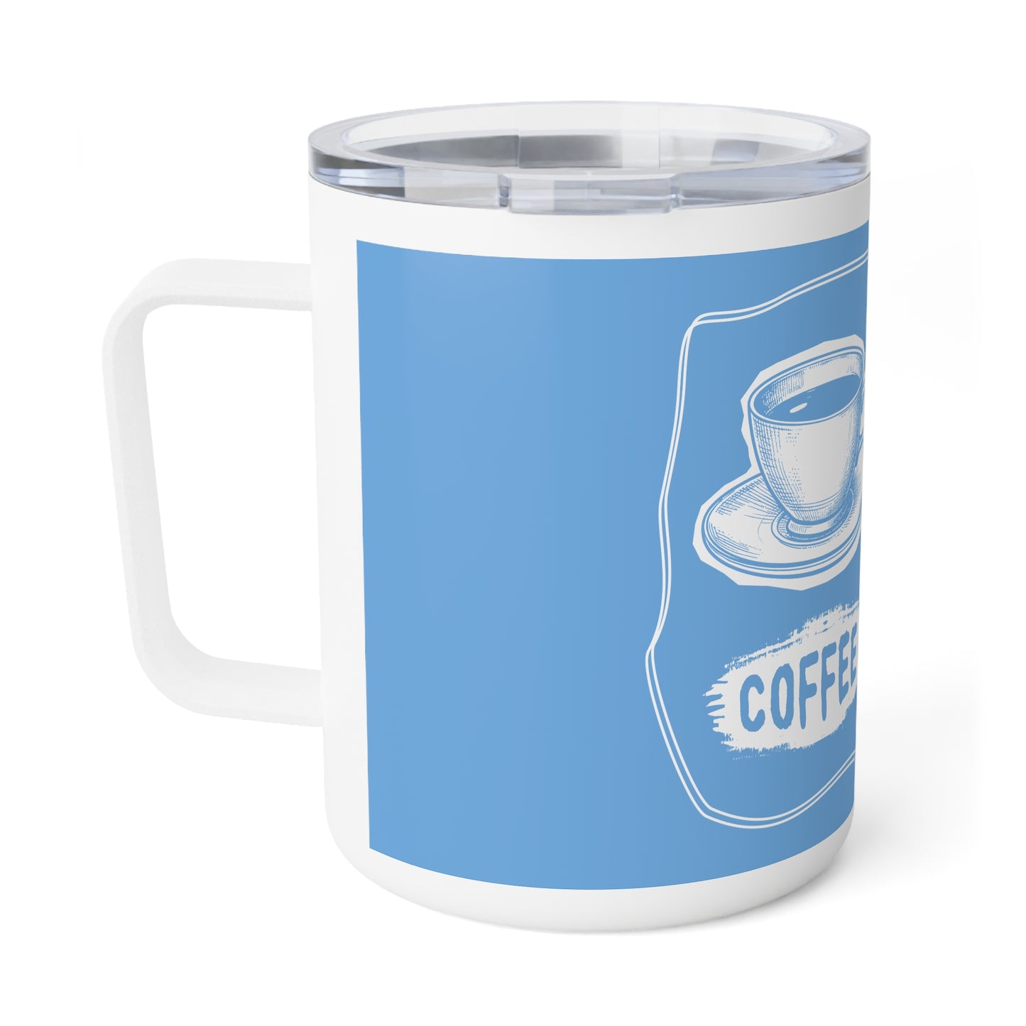 C.O.F.F.E.E. (Caffeine Offers Fuel For Everyday Energy) Lovers Insulated Mug, 10oz – Fun Caffeine Fuel Design, Perfect for Gifts, Everyday Use