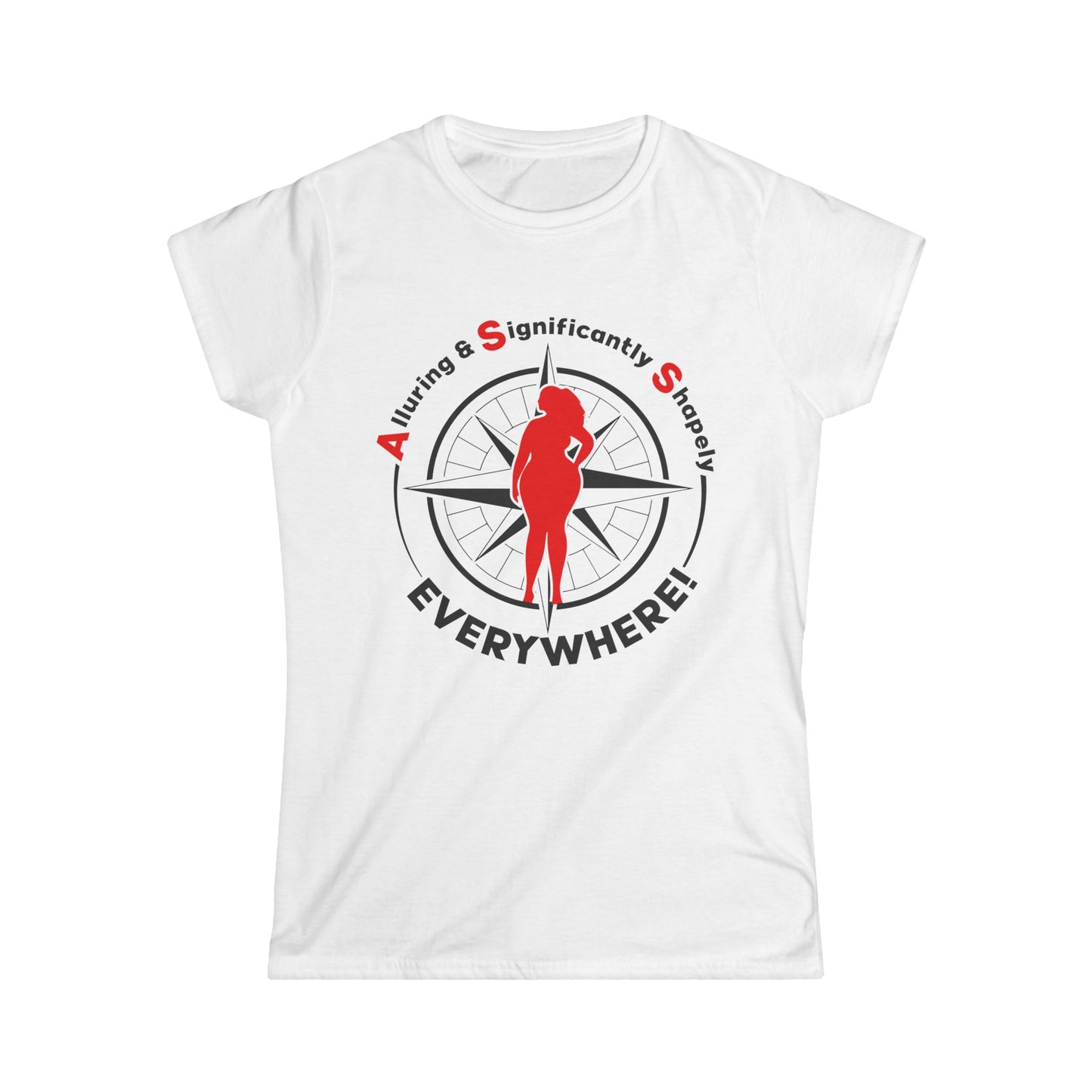 Alluring Significantly Shapely Women's Softstyle Tee - Perfect for Everyday Wear!