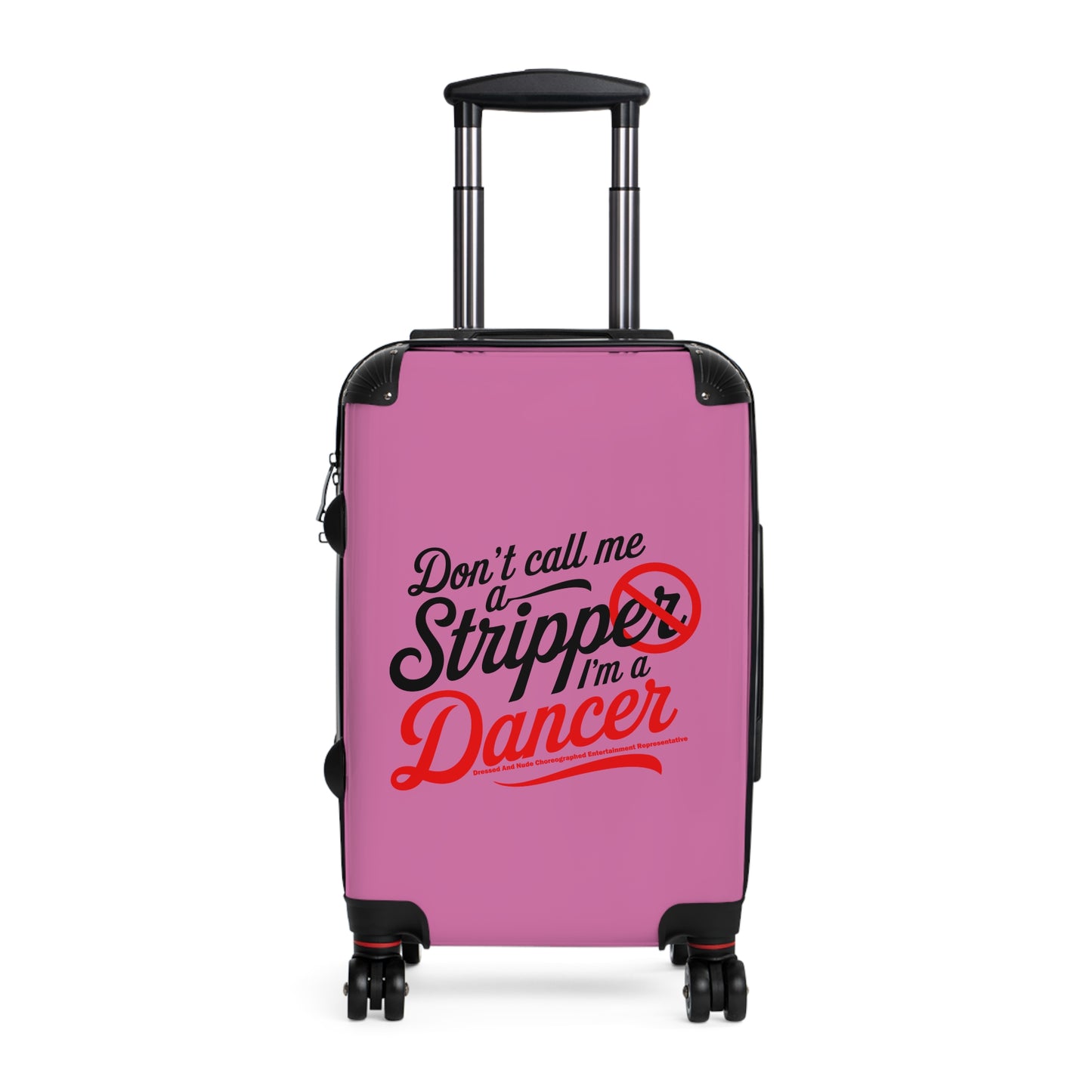 Stripper Travel Suitcase - Don't Call Me a Stripper I'm a Dancer, Bachelorette Party Gift, Weekend Getaway Bag, Unique Luggage, [...]
