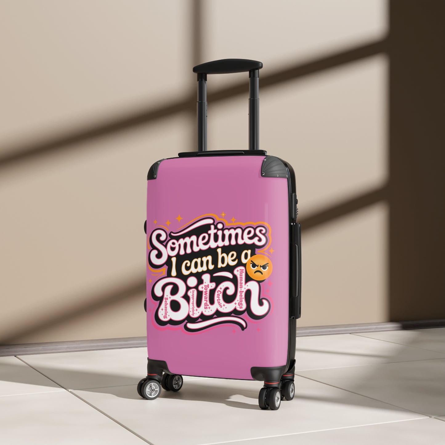 Sometimes I Can Be A BITCH, Luggage for Adventurers, Carry-On for Weekend Getaways, Perfect Travel Gift, Vibrant Lightweight [...]