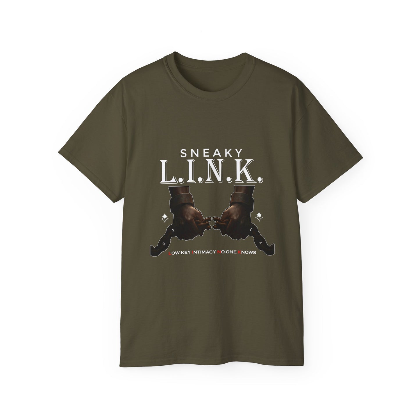 Sneaky L.I.N.K. (Low Key Intimacy No-one Knows) Unisex Ultra Cotton Tee |