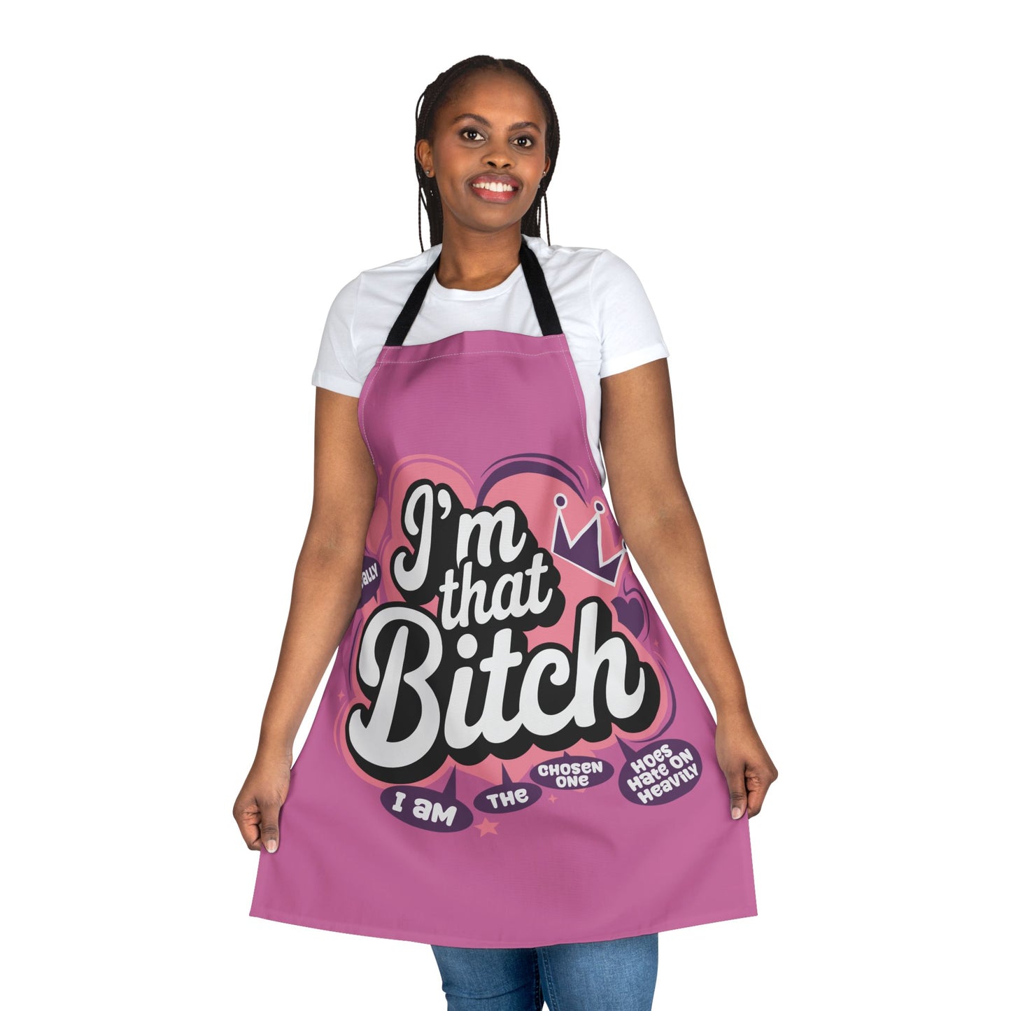 Funny Pink 'I'm That Bitch' Apron – Bold Statement Kitchen Apron for Chefs & Gift-Giving