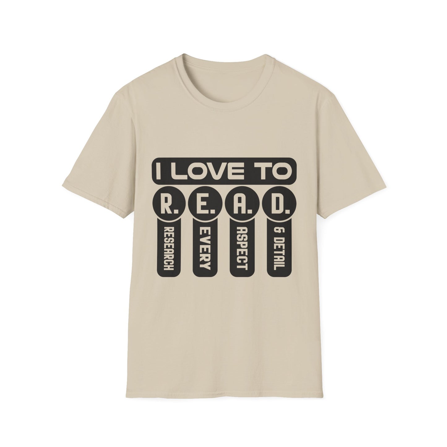 I Love to R.E.A.D. Unisex Softstyle T-Shirt - Perfect for Book Lovers