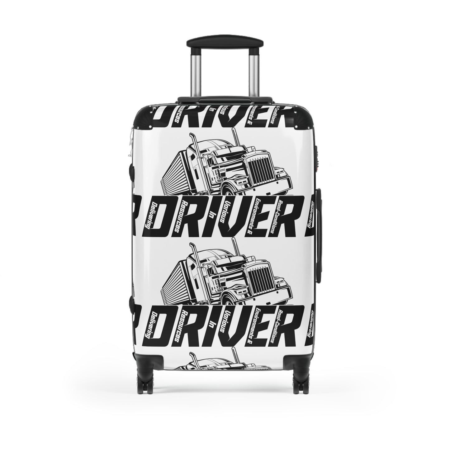 Truck Driver Suitcase - Luggage for Road Trip Lovers, Adventure Travel, Unique Gift for Truckers, Travel Gear