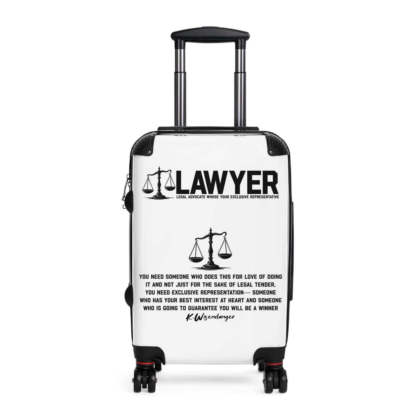 Lawyer Theme Suitcase - Perfect for Legal Professionals, Travel Gifts, Attorney Accessory, Law School Graduation, Legal Themed Gifts
