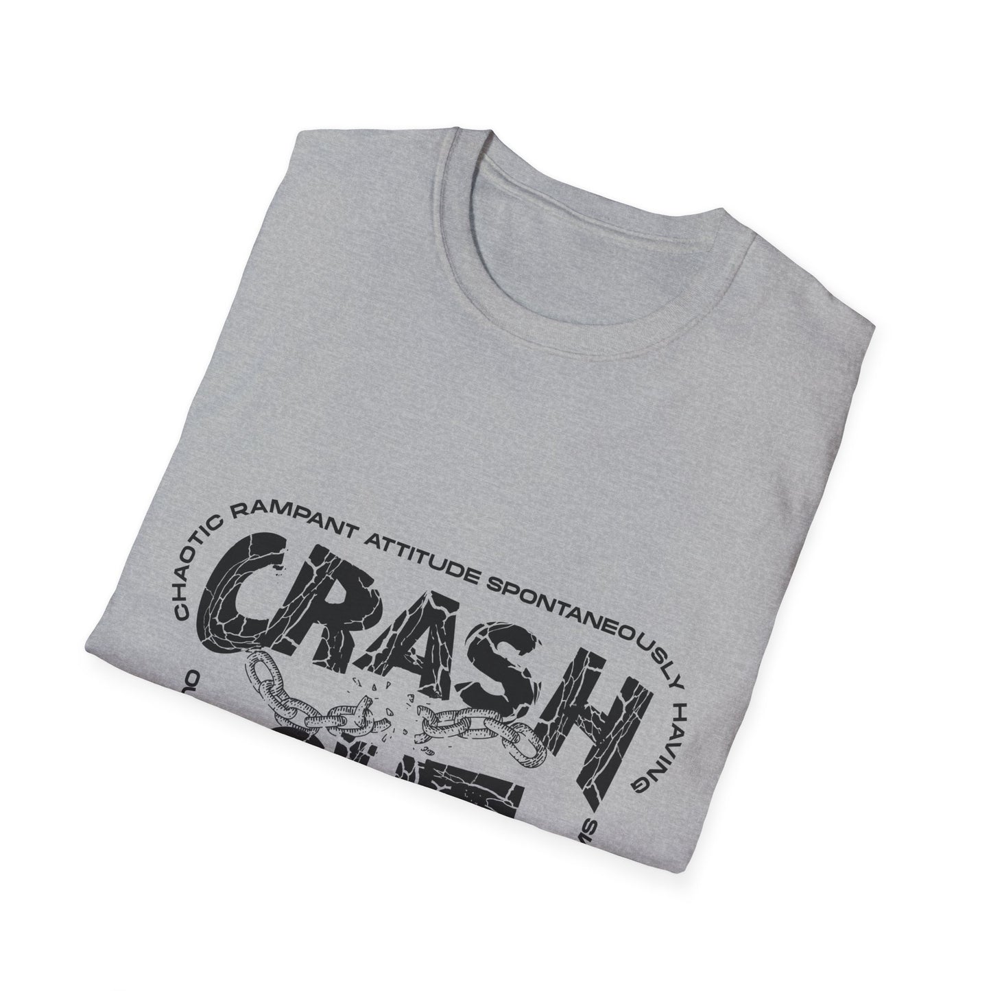 C.R.A.S.H. O.U.T. Unisex T-Shirt - Relaxed Style for Casual Days, Perfect for Everyday Wear, Gift Idea for Friends, Great for Lounging, Summer [...]