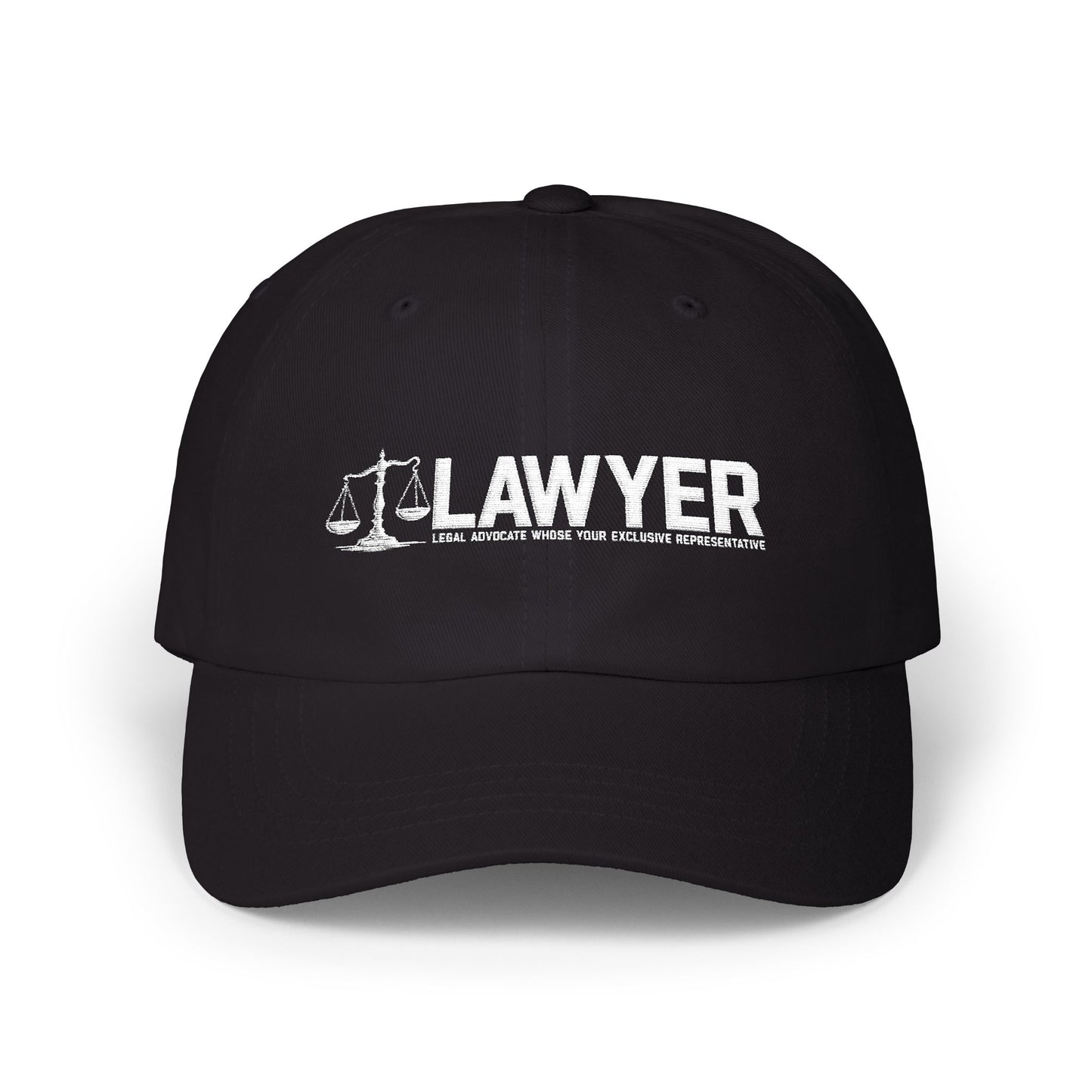 L.A.W.Y.E.R. - Gift for Attorneys, Legal Profession, Casual Style, Adjustable Cap, Lawyer Apparel