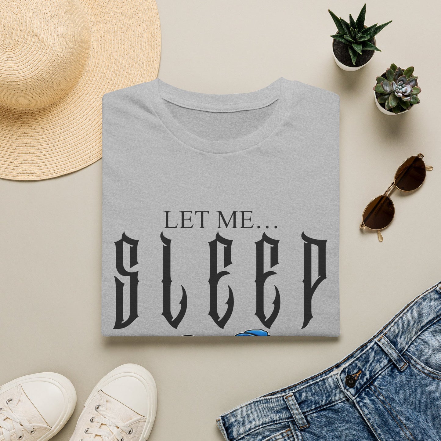 Let Me Sleep T-Shirt — Cute Nap Cloud Graphic Tee for Sleep Lovers