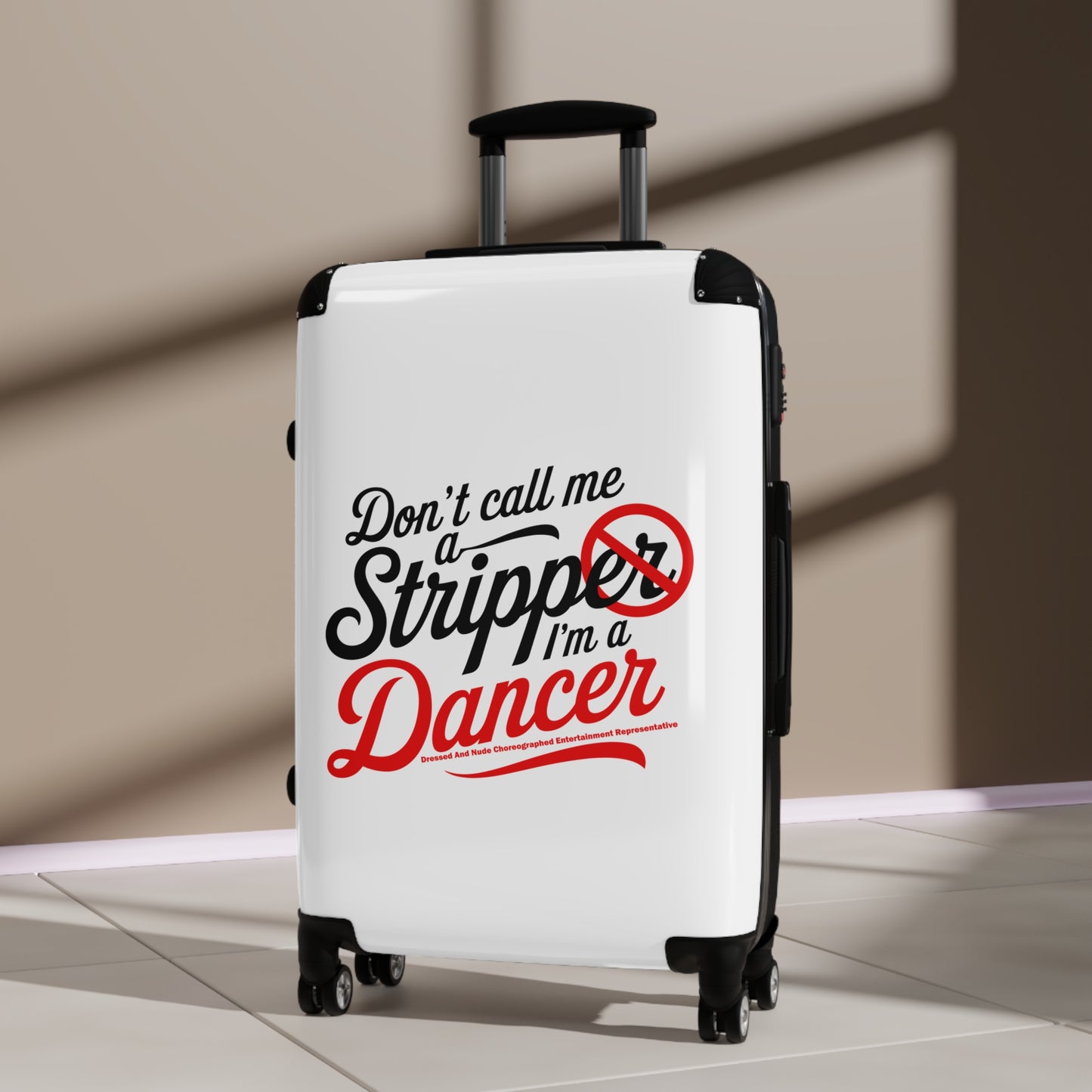STRIPPER Suitcase: Travel Style, Holiday Gift, Unique Dancer Luggage, Stripper Humor, Travel Essentials