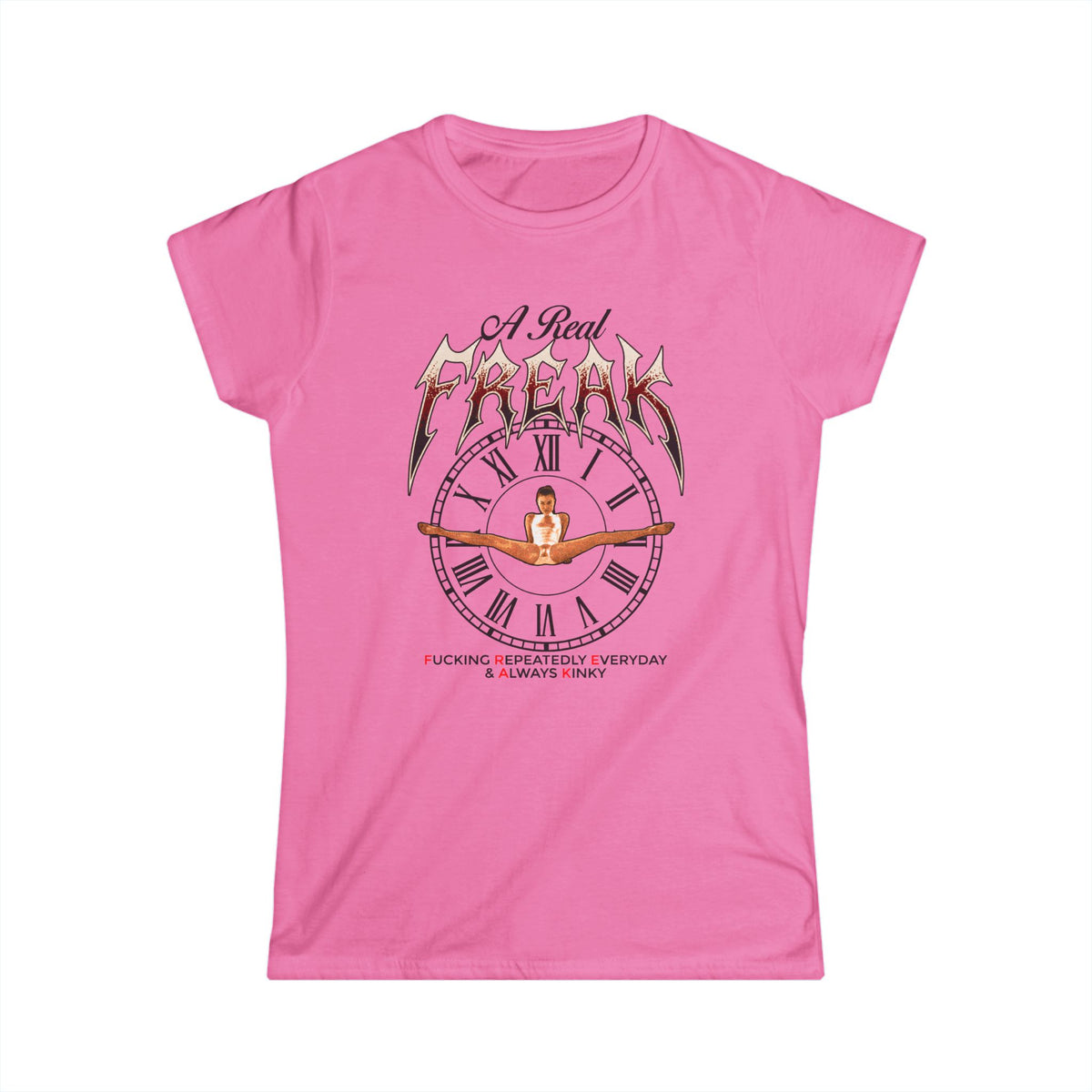 F.R.E.A.K. Women's Tee — Classic White Softstyle T-Shirt