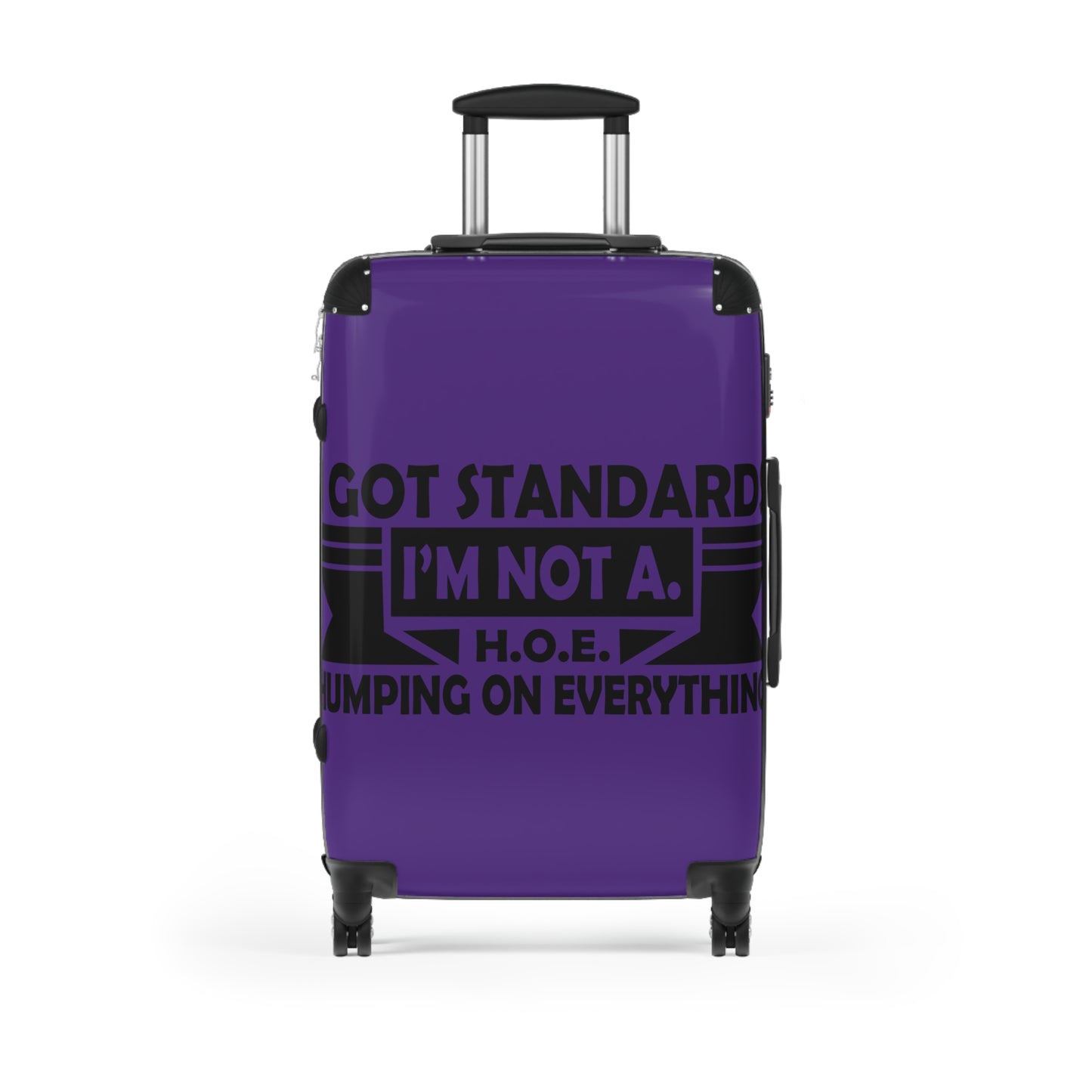 I'M Not A H.O.E. Travel Suitcase with Bold Quote, Fun Luggage for Adventurers, Unique Carry-On for Trips, Gift for Travelers, Vacation Essentials
