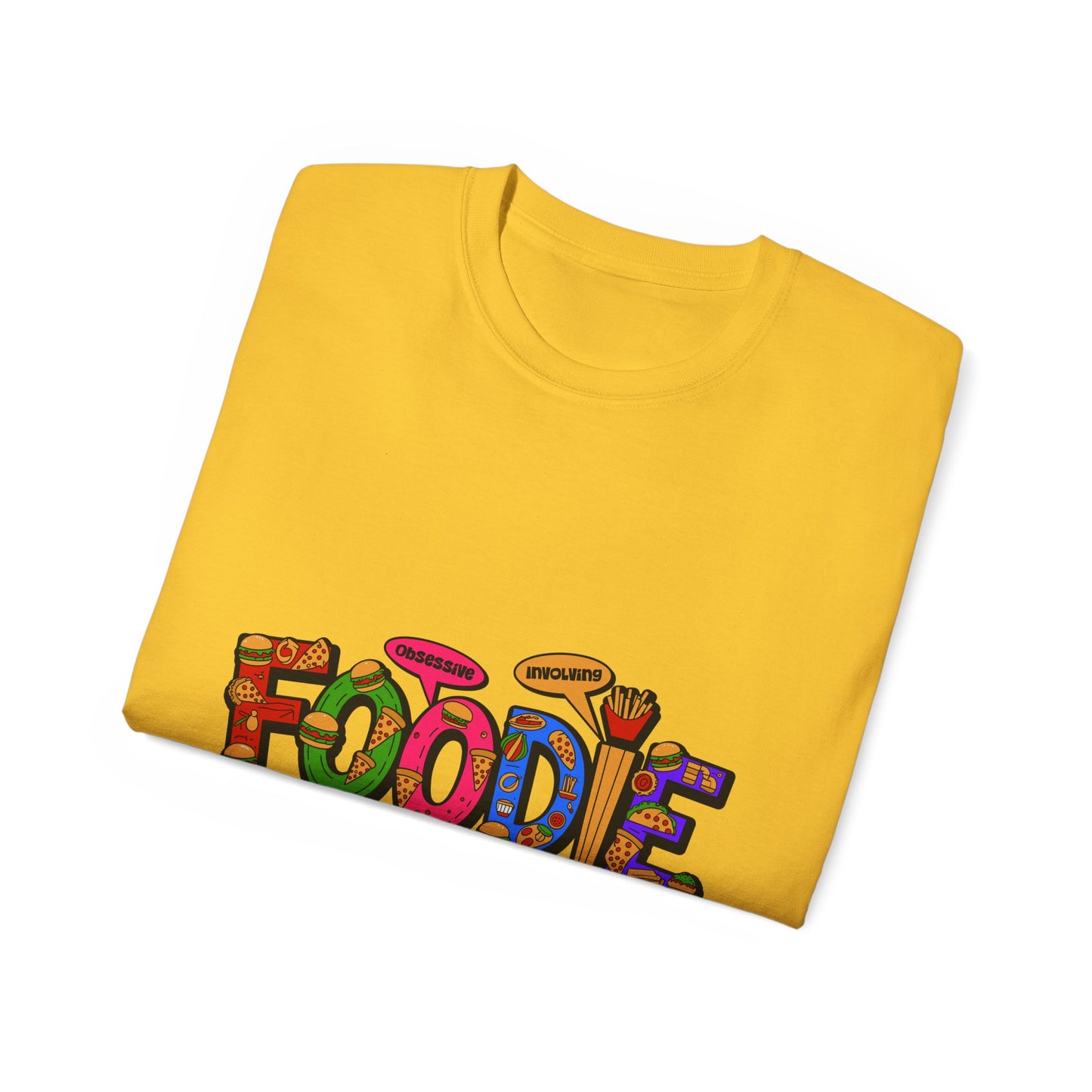 F.O.O.D.I.E. (Fascinating Obsessive Desires Involving Eating) Ultra Cotton Tee - Celebrate Culinary Passion