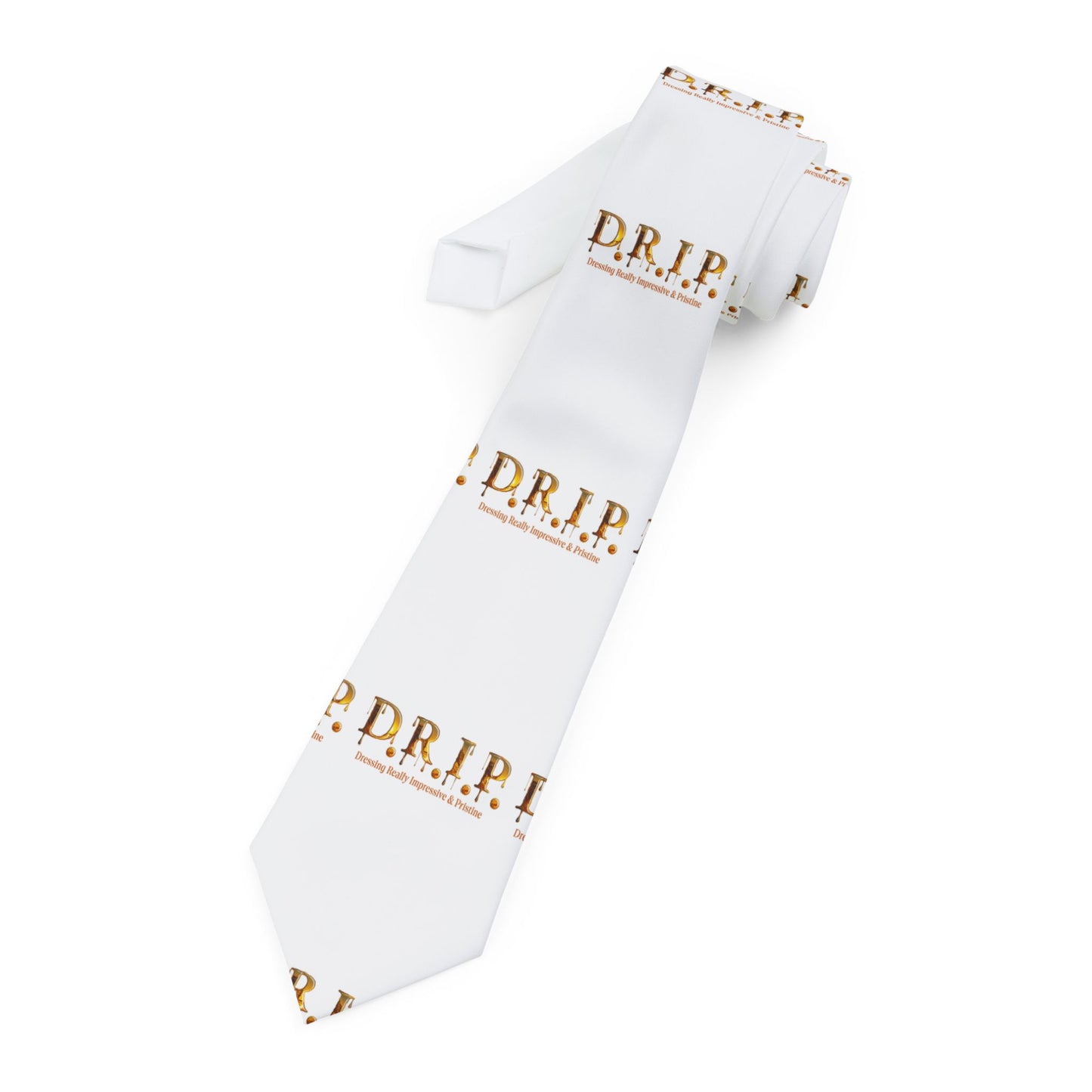 D.R.I.P. Sleek Necktie for Stylish Men, Perfect for Weddings, Business, Formal Events, Gifts for Him, Fashion Accessory