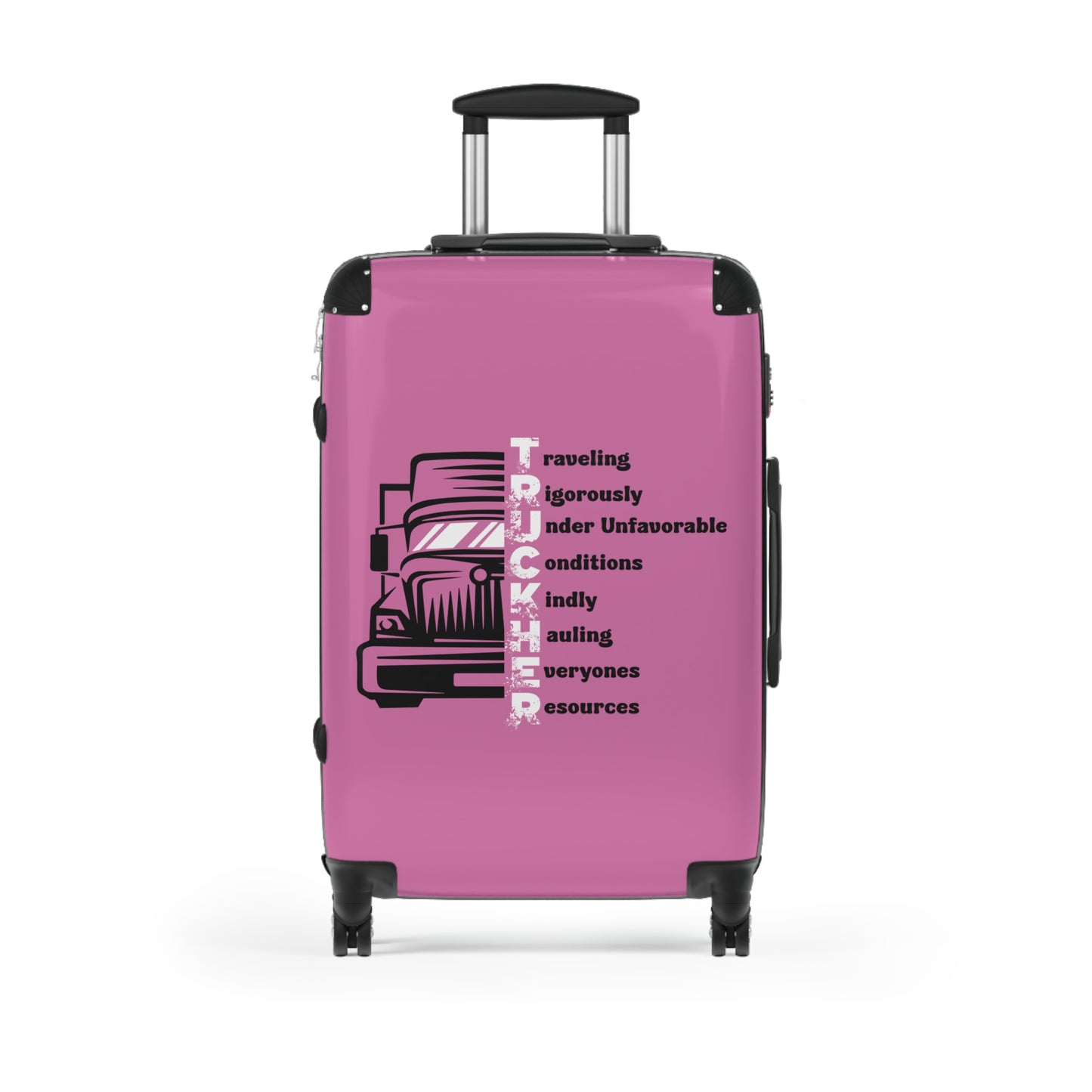 TRUCKHER Stylish Travel Suitcase with Inspirational Design, Luggage for Adventurers, Travel Gear