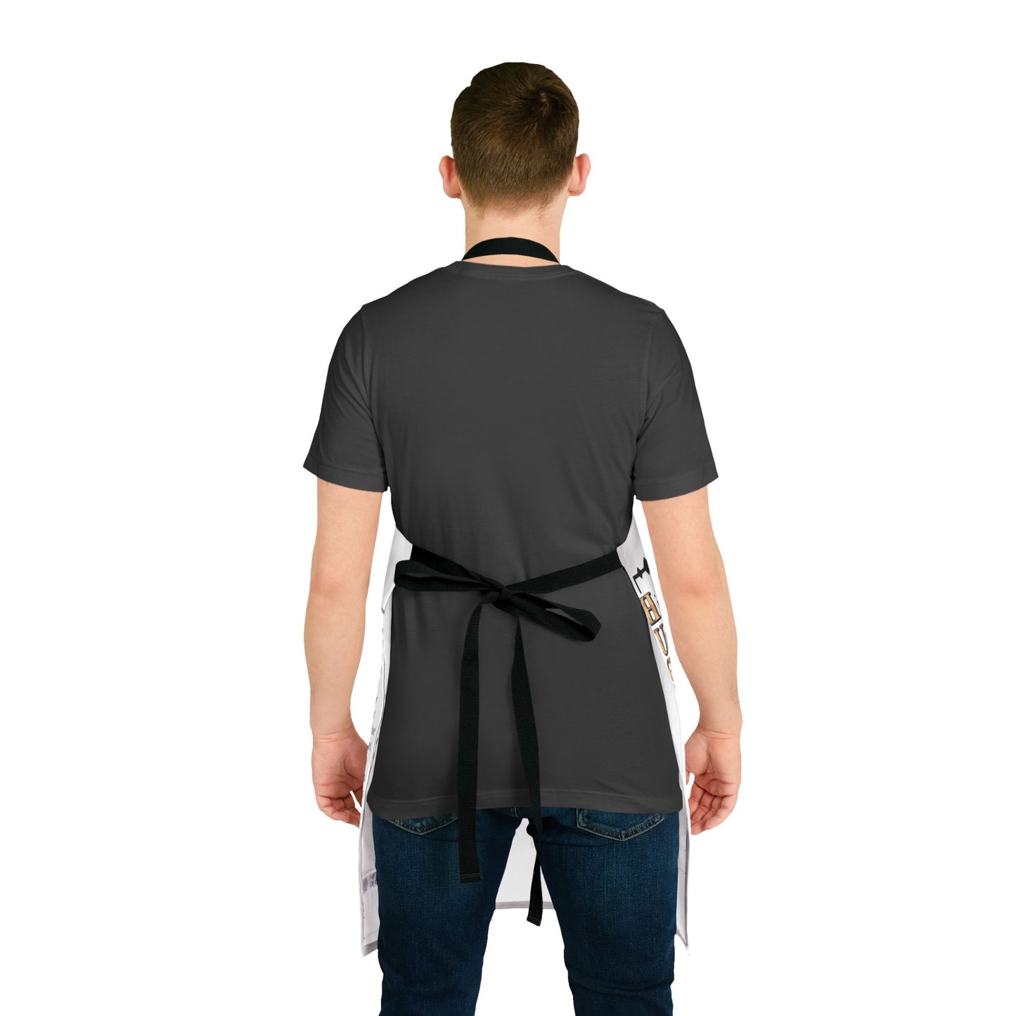 Premium Wedding Vows Apron — "His Union Should Be Absolutely Non Destructible" Decorative Cooking Apron
