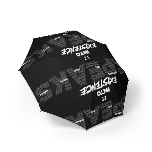 S.P.E.A.K. It Into Existence Stylish Semi-Automatic Umbrella, Trendy Rain Gear, Compact Travel Umbrella