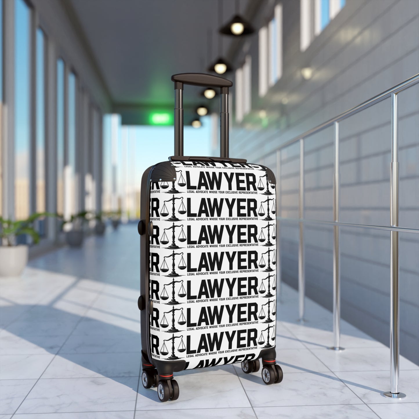 Lawyer Luggage Bag, Legal Professional Travel Case, Vacation Suitcase, Gift for Attorneys, Business Trip Bag
