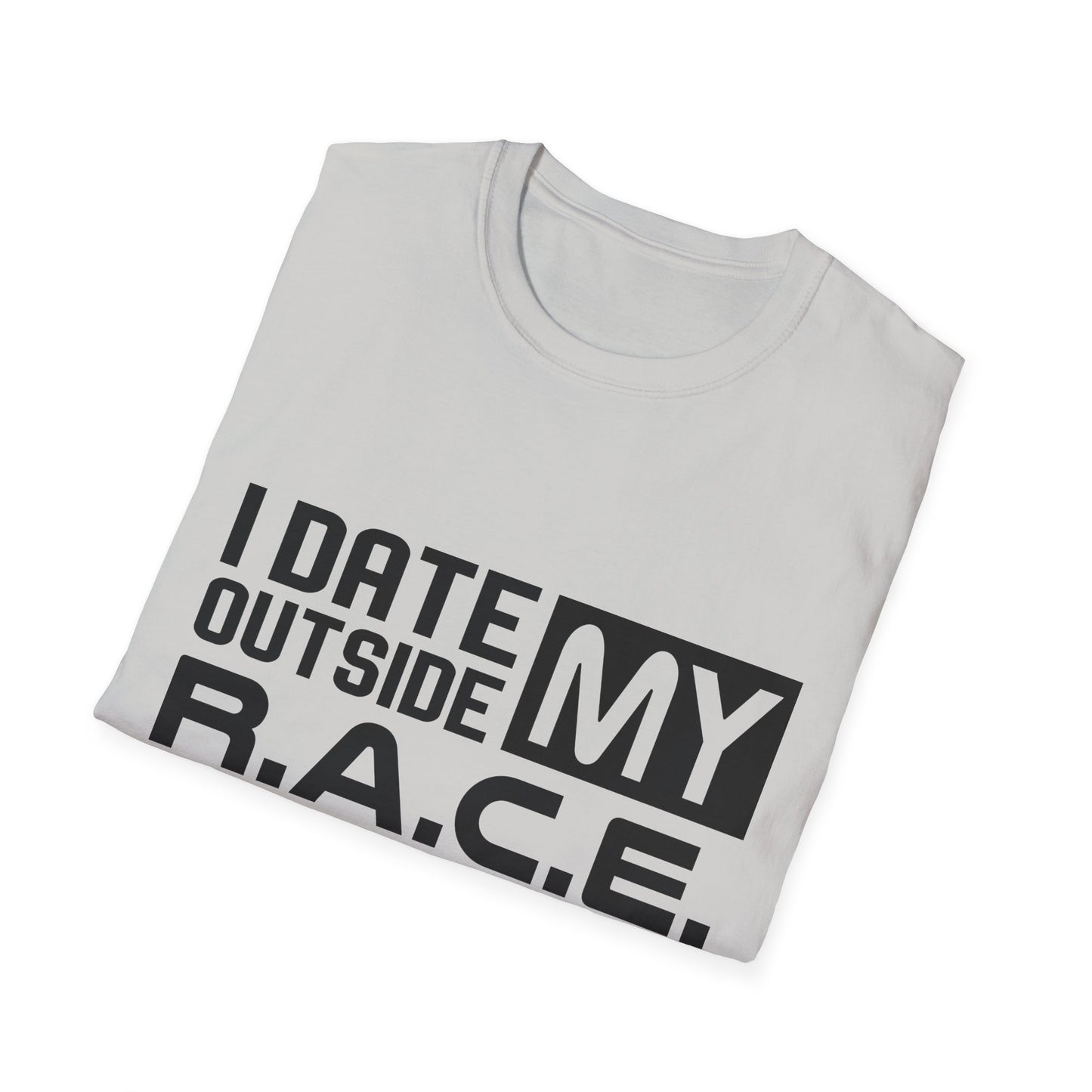 R.A.C.E. Unisex Softstyle T-Shirt Interracial For Couples
