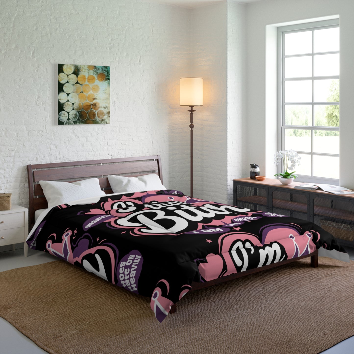 I'm That B.I.T.C.H. Bold Statement Comforter