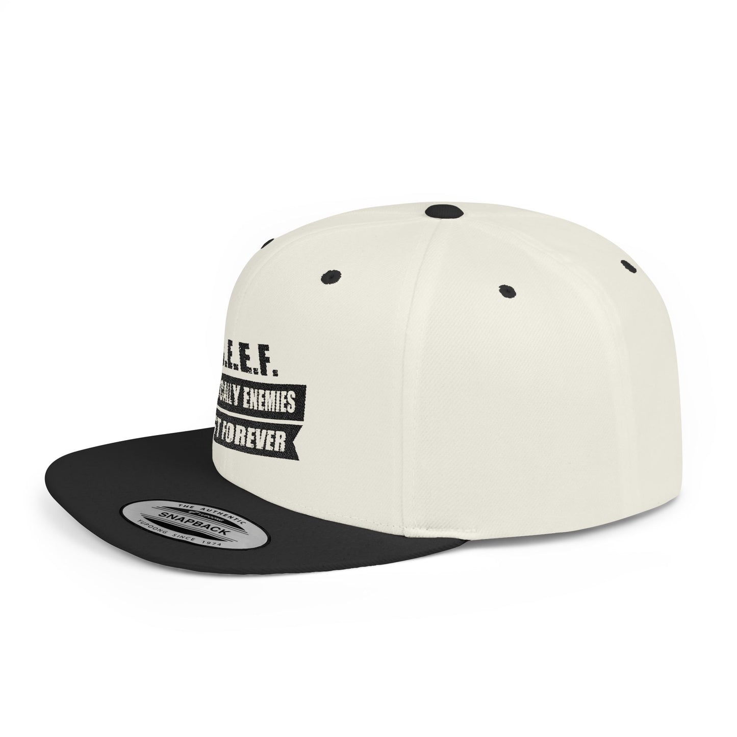 B.E.E.F. Snapback Hat, Cool Flat Bill Cap, Trendy Streetwear, Gift for Friends, Casual Accessories, Unisex Headwear