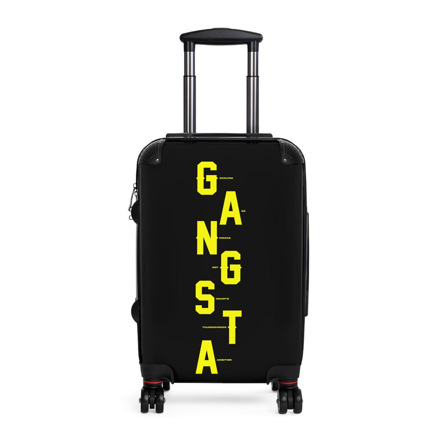 Gangsta Suitcase - Travel Bag for Adventurers, Fun Vacation Luggage, Perfect for Street Style, Gift for Travelers