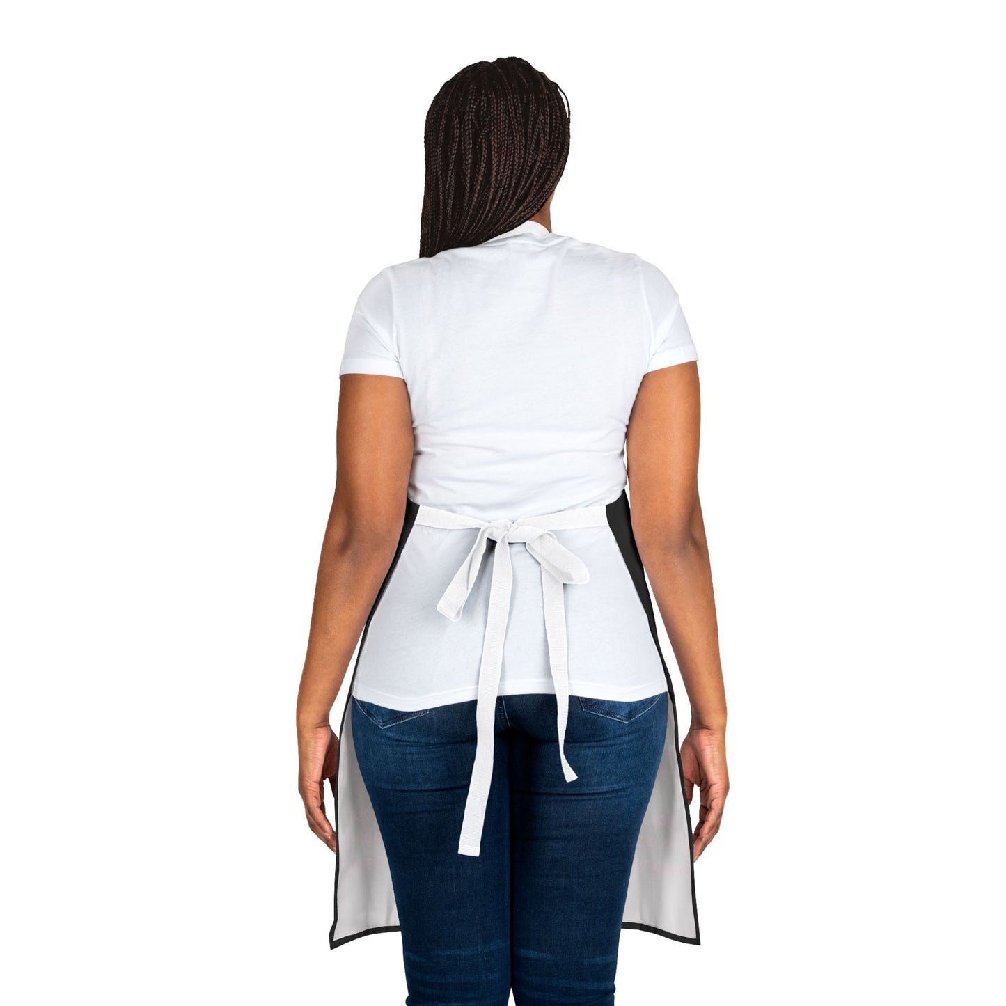Breast Cancer Awareness Apron — 'CANCER' Ribbon Quote Chef Apron
