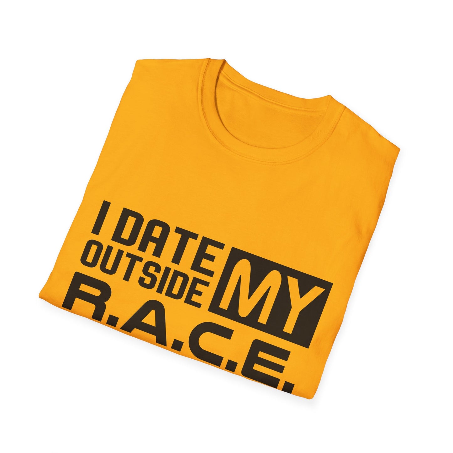 R.A.C.E. Unisex Softstyle T-Shirt Interracial For Couples