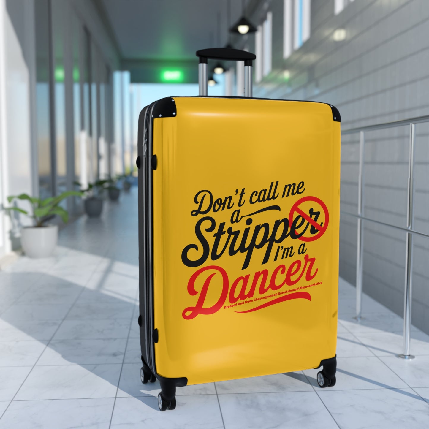 Stripper, Dancer Suitcase: Travel in Style, Bold Luggage for Adventurers, Perfect for Gifts, Dance Lovers, and Special Occasions