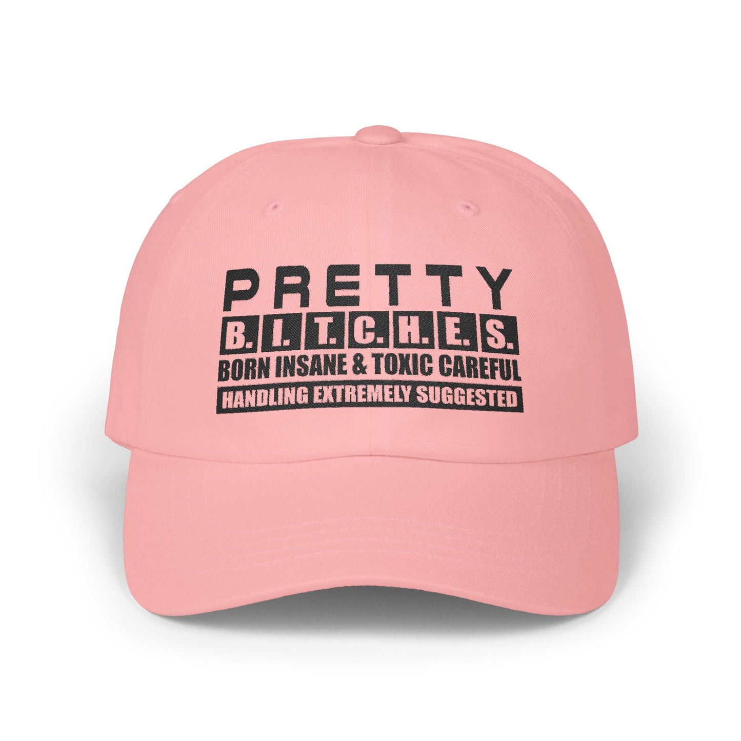 PrettyB.I.T.C.H.E.S.  Adjustable Hat, Cool Casual Accessory, Gift for Friends, Trendy Baseball Cap