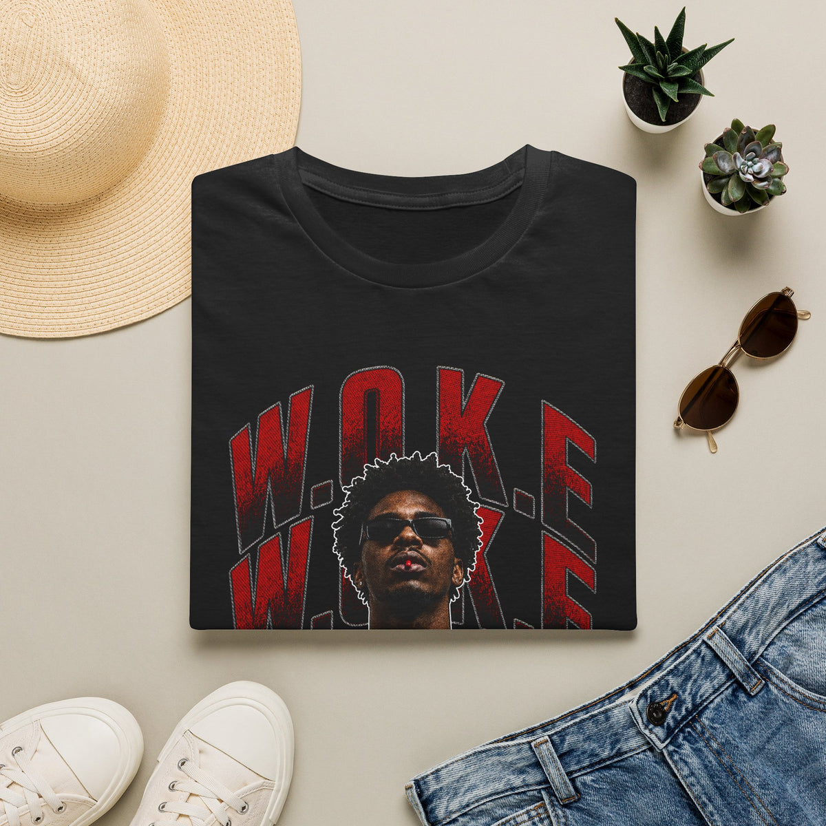 W.O.K.E. Graphic T-Shirt — Bold Social Justice Statement Tee